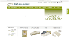 Desktop Screenshot of emptycaps.com